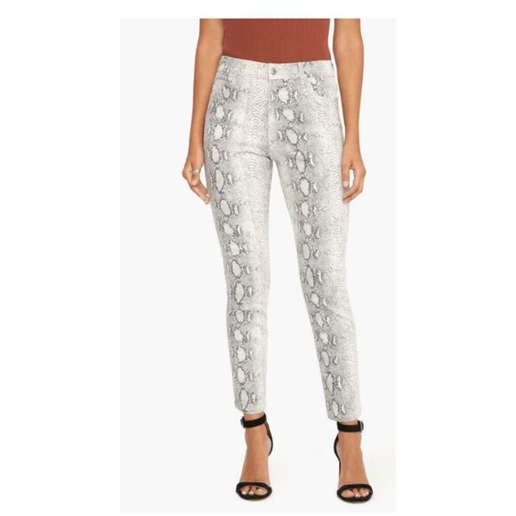 Joe's Jeans High Rise Cigarette - Straight Leg Ankle Pristene Snake Size 27 - Picture 1 of 9